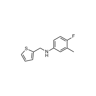 1339161 55 5 4 Fluoro 3 Methyl N Thiophen 2 Ylmethyl Aniline