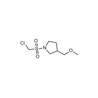 1342125 39 6 1 Chloromethyl Sulfonyl 3 Methoxymethyl Pyrrolidine