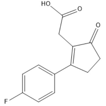 Fluorophenyl Oxocyclopent En Yl Acetic Acid