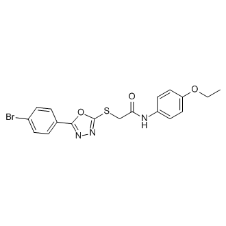 332161 90 7 2 5 4 Bromophenyl 1 3 4 Oxadiazol 2 Yl Thio N 4