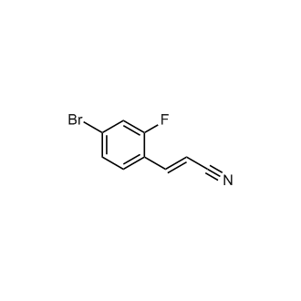 1251527 80 6 3 4 Bromo 2 Fluorophenyl 2 Propenenitrile ChemScene Llc