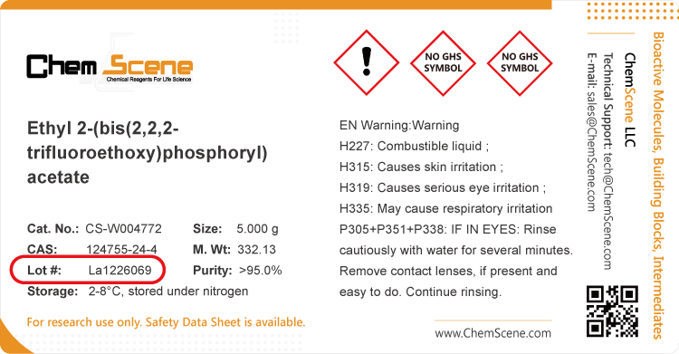 ChemScene Label