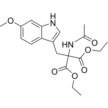 Diethyl 2-acetamido-2-((6-methoxy-1H-indol-3-yl)methyl)malonate|CS-0000017