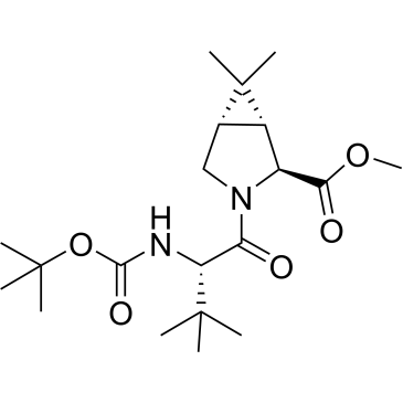 methyl (1R,2S,5S)-3-((S)-2-((tert-butoxycarbonyl)amino)-3,3-dimethylbutanoyl)-6,6-dimethyl-3-azabicyclo[3.1.0]hexane-2-carboxylate|CS-0000080