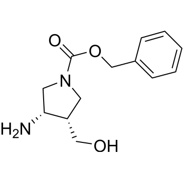 Benzyl cis-3-amino-4-(hydroxymethyl)pyrrolidine-1-carboxylate|CS-0000126