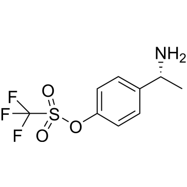 Methanesulfonic acid, 1,1,1-trifluoro-, 4-[(1R)-1-aminoethyl]phenyl ester|CS-0000348
