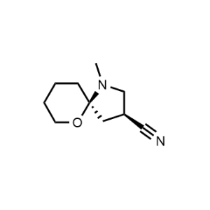 6-Oxa-1-azaspiro[4.5]decane-3-carbonitrile, 1-methyl-, cis- 9CI|CS-0000797