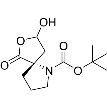 7-Oxa-1-azaspiro[4.4]nonane-1-carboxylic acid, 8-hydroxy-6-oxo-, 1,1-dimethylethyl ester, (5S)-|CS-0000935
