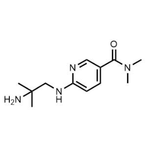 3-Pyridinecarboxamide, 6-[(2-amino-2-methylpropyl)amino]-N,N-dimethyl-|CS-0000998