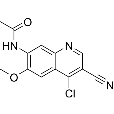 Acetamide, N-(4-chloro-3-cyano-6-methoxy-7-quinolinyl)-|CS-0001103