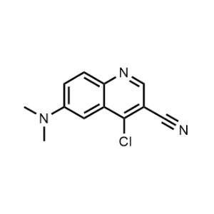 3-Quinolinecarbonitrile, 4-chloro-6-(dimethylamino)-|CS-0001113