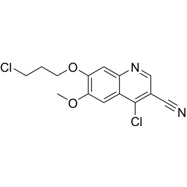 4-Chloro-7-(3-chloropropoxy)-6-methoxy-3-quinolinecarbonitrile|CS-0001124