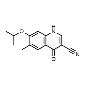 3-Quinolinecarbonitrile, 1,4-dihydro-6-methyl-7-(1-methylethoxy)-4-oxo-|CS-0001146