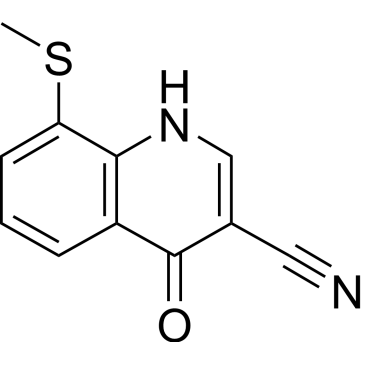 3-Quinolinecarbonitrile, 1,4-dihydro-8-(methylthio)-4-oxo-|CS-0001221