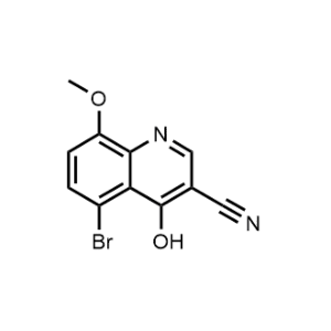 3-Quinolinecarbonitrile, 5-bromo-4-hydroxy-8-methoxy-|CS-0001237
