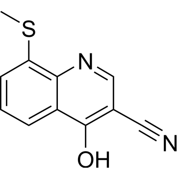 3-Quinolinecarbonitrile, 4-hydroxy-8-(methylthio)-|CS-0001251