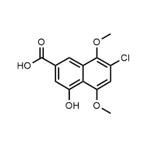 2-Naphthalenecarboxylic acid, 7-chloro-4-hydroxy-5,8-dimethoxy-|CS-0001618