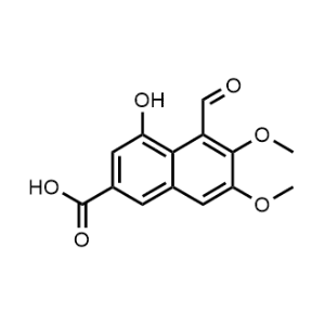 2-Naphthalenecarboxylic acid, 5-formyl-4-hydroxy-6,7-dimethoxy-|CS-0001698