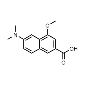 2-Naphthalenecarboxylic acid, 6-(dimethylamino)-4-methoxy-|CS-0001793