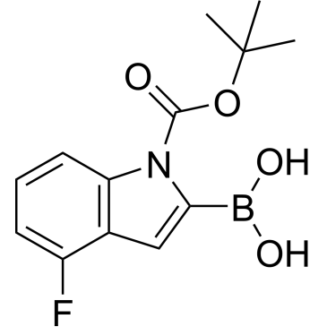 (1-(tert-Butoxycarbonyl)-4-fluoro-1H-indol-2-yl)boronic acid|CS-0002213