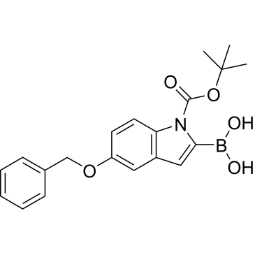 (5-(Benzyloxy)-1-(tert-butoxycarbonyl)-1H-indol-2-yl)boronic acid|CS-0002250