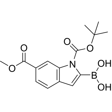 (1-(tert-butoxycarbonyl)-6-(methoxycarbonyl)-1H-indol-2-yl)boronic acid|CS-0002254