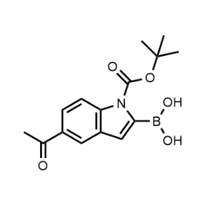 (5-acetyl-1-(tert-butoxycarbonyl)-1H-indol-2-yl)boronic acid|CS-0002255