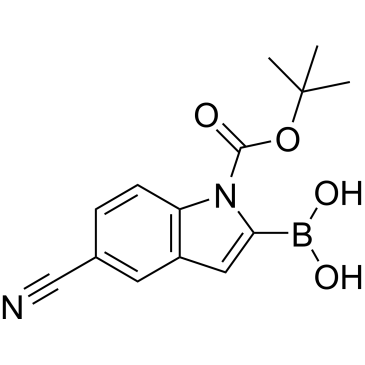 (1-(tert-Butoxycarbonyl)-5-cyano-1H-indol-2-yl)boronic acid|CS-0002261
