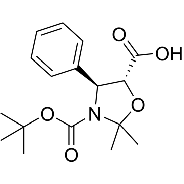 (4S,5R)-3-(tert-Butoxycarbonyl)-2,2-dimethyl-4-phenyloxazolidine-5-carboxylic acid|CS-0002273