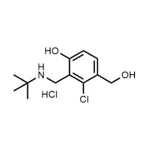 2-Chloro-a-[[(1,1-dimethylethyl)amino]methyl]-4-hydroxy-benzenemethanol (monohydrochloride) |CS-0002276