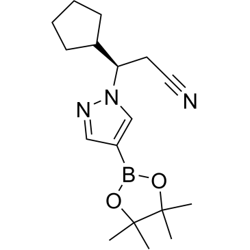 (R)-3-cyclopentyl-3-(4-(4,4,5,5-tetramethyl-1,3,2-dioxaborolan-2-yl)-1H-pyrazol-1-yl)propanenitrile|CS-0003923