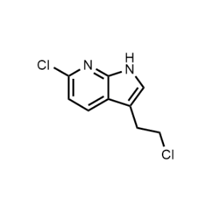 1H-Pyrrolo[2,3-b]pyridine, 6-chloro-3-(2-chloroethyl)-|CS-0004097