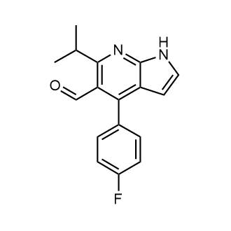 4-(4-fluorophenyl)-6-isopropyl-1H-pyrrolo[2,3-b]pyridine-5-carbaldehyde|CS-0004116