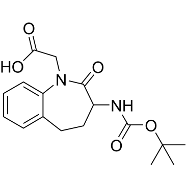 2-(3-((tert-Butoxycarbonyl)amino)-2-oxo-2,3,4,5-tetrahydro-1H-benzo[b]azepin-1-yl)acetic acid|CS-0004293