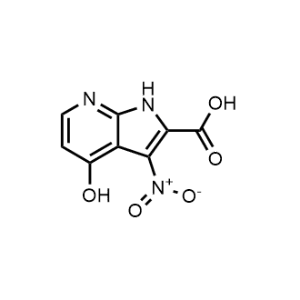 1H-Pyrrolo[2,3-b]pyridine-2-carboxylic acid, 4-hydroxy-3-nitro-|CS-0004359