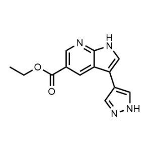 1H-Pyrrolo[2,3-b]pyridine-5-carboxylic acid, 3-(1H-pyrazol-4-yl)-, ethyl ester|CS-0004417