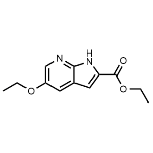 1H-Pyrrolo[2,3-b]pyridine-2-carboxylic acid, 5-ethoxy-, ethyl ester|CS-0004425