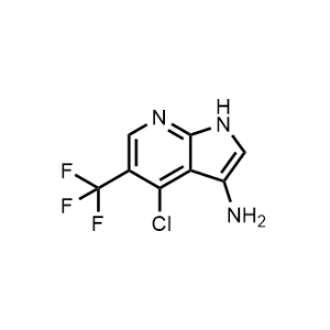1H-Pyrrolo[2,3-b]pyridin-3-amine, 4-chloro-5-(trifluoromethyl)-|CS-0004460