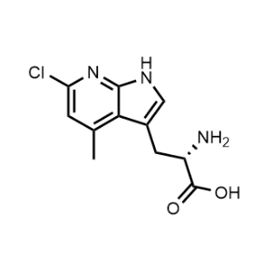 1H-Pyrrolo[2,3-b]pyridine-3-propanoic acid, a-amino-6-chloro-4-methyl-, (aS)-|CS-0004520