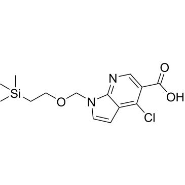 4-Chloro-1-((2-(trimethylsilyl)ethoxy)methyl)-1H-pyrrolo[2,3-b]pyridine-5-carboxylic acid|CS-0004551