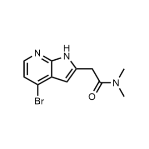 1H-Pyrrolo[2,3-b]pyridine-2-acetamide, 4-bromo-N,N-dimethyl-|CS-0004578