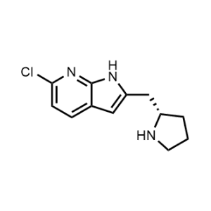 1H-Pyrrolo[2,3-b]pyridine, 6-chloro-2-[(2S)-2-pyrrolidinylmethyl]-|CS-0004594