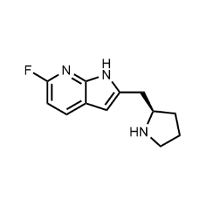 1H-Pyrrolo[2,3-b]pyridine, 6-fluoro-2-[(2R)-2-pyrrolidinylmethyl]-|CS-0004599