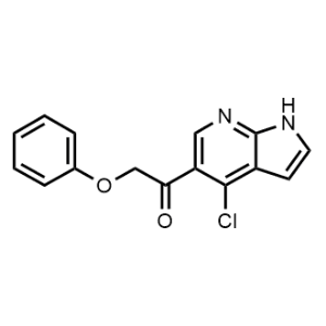 Ethanone, 1-(4-chloro-1H-pyrrolo[2,3-b]pyridin-5-yl)-2-phenoxy-|CS-0004627