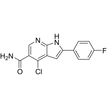 1H-Pyrrolo[2,3-b]pyridine-5-carboxamide, 4-chloro-2-(4-fluorophenyl)-|CS-0004747