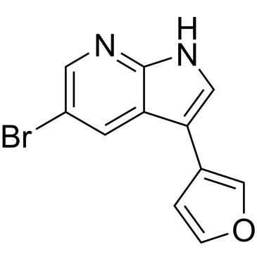 H-Pyrrolo[2,3-b]pyridine, 5-bromo-3-(3-furanyl)-|CS-0004756