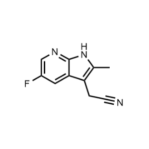1H-Pyrrolo[2,3-b]pyridine-3-acetonitrile, 5-fluoro-2-methyl-|CS-0004809