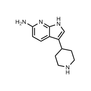1H-Pyrrolo[2,3-b]pyridin-6-amine, 3-(4-piperidinyl)-|CS-0004830