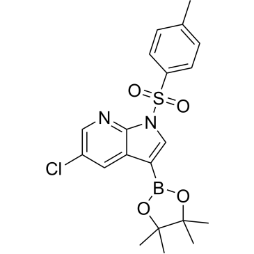 5-Chloro-3-(4,4,5,5-tetramethyl-1,3,2-dioxaborolan-2-yl)-1-tosyl-1h-pyrrolo[2,3-b]pyridine|CS-0005128