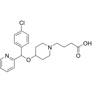 4-(4-((4-Chlorophenyl)(pyridin-2-yl)methoxy)piperidin-1-yl)butanoic acid|CS-0005697